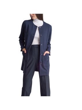 KIT AND ACE COLLARLESS BLAZER JACKET SIZE M